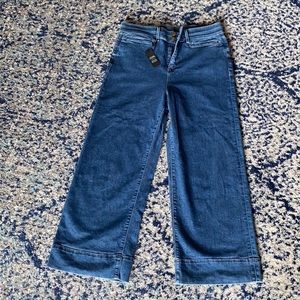 High-rise, wide-leg Ann Taylor jeans